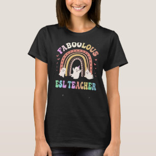 FaBOOlous ESL TEACHER Costume This Is My Spooky Pr T-Shirt