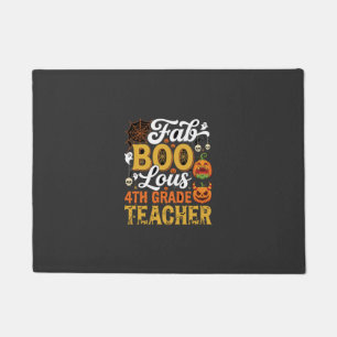 Faboolous Halloween 4th Grade Teacher Doormat