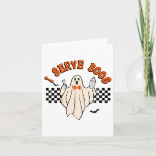Faboolous Halloween Rtender Mixologist Ghost I Ser Card