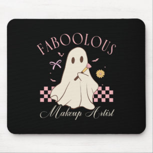 Faboolous Makeup Artist Cosmetologist Cute Ghost H Mouse Pad
