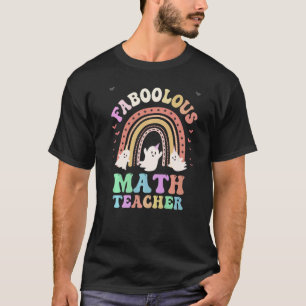 FABOOLOUS MATH TEACHER Costume This Is My Spooky V T-Shirt