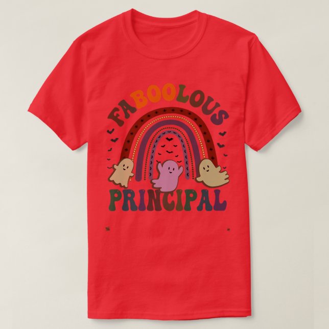 FABOOLOUS PRINCIPAL Costume This Is My Scary Vibes T-Shirt (Design Front)