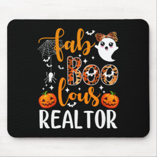 Faboolous Realtor Halloween Realtor Real Estate Ag Mouse Pad