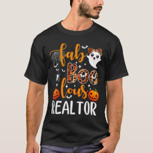 Faboolous Realtor Halloween Realtor Real Estate Ag T-Shirt