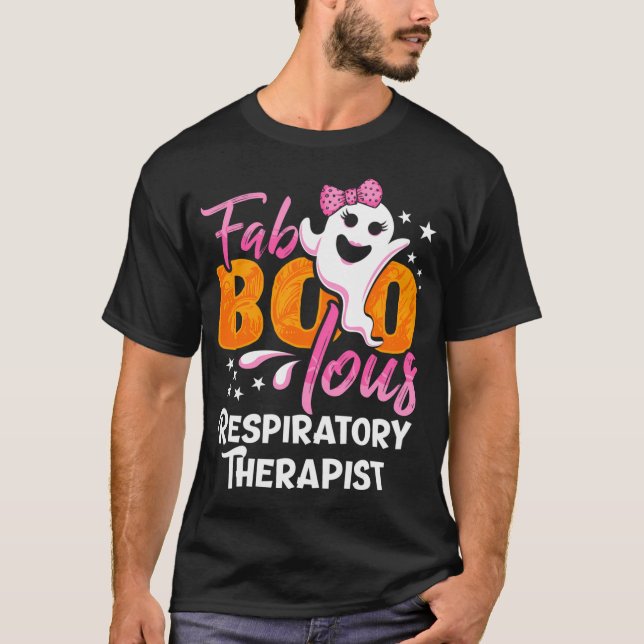 Faboolous Respiratory Therapist Therapy Halloween T-Shirt (Front)