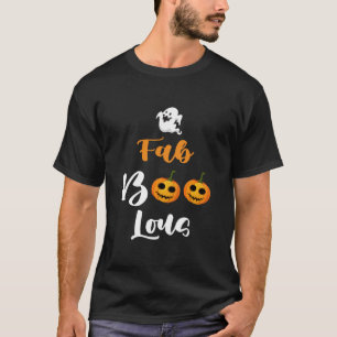 Faboolous Scary Ghost Funny Twins Pumpkin T-Shirt