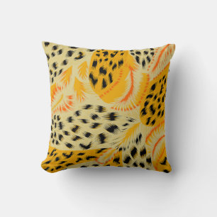 fabric abstract mixed animal skin texture backgrou cushion