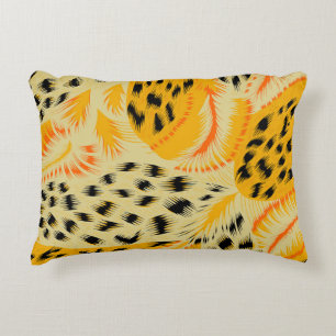 fabric abstract mixed animal skin texture backgrou decorative cushion