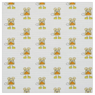 Fabric, Cheesy Mousey Pie Pizza  Fabric