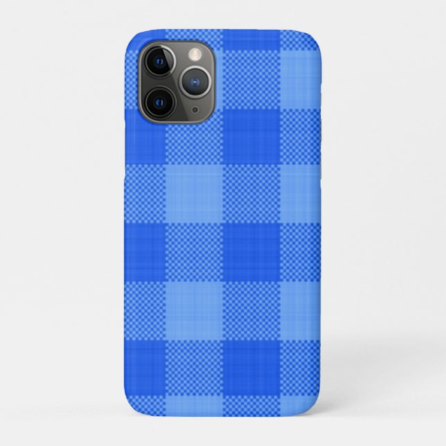Fabric Chequered Fabric Textile Case-Mate iPhone Case (Back)