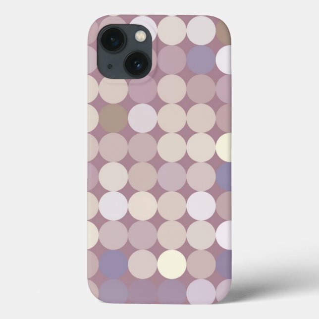 Fabric circles abstract pattern Case-Mate iPhone case (Back)