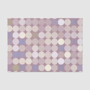 Fabric circles abstract pattern tissue paper