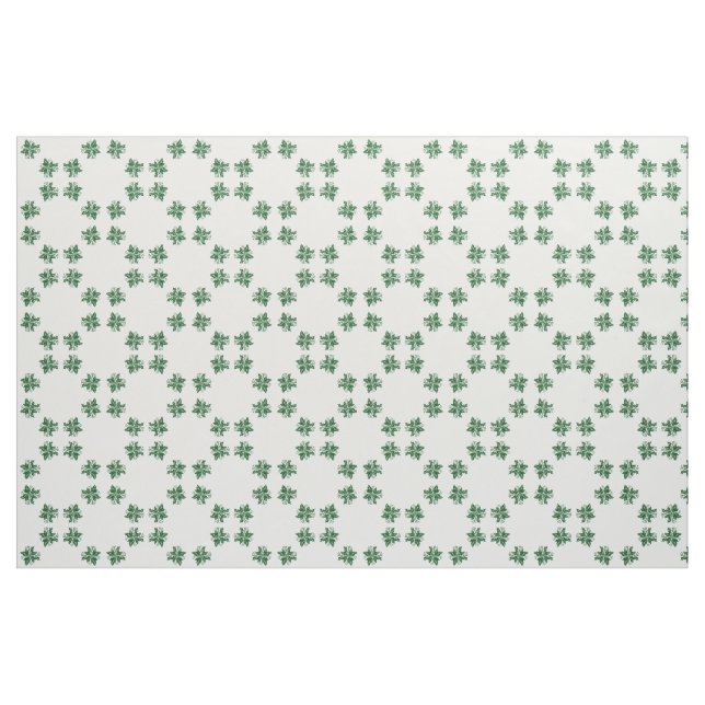 Fabric - Clusters of Holly Leaves and Berries (Fat Quarter)