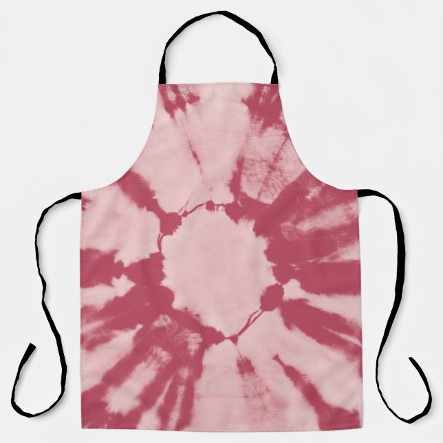 Fabric cotton tie dye pattern abstract backgrounda apron (Front)