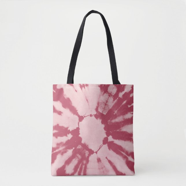 Fabric cotton tie dye pattern abstract backgrounda tote bag (Front)