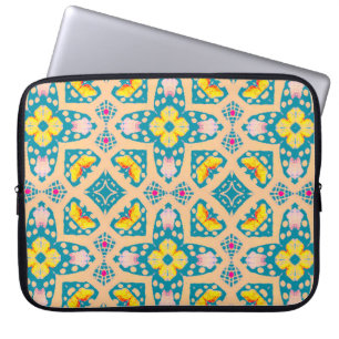 Fabric Design. Inca Fashion Illustration. Lisbon M Laptop Sleeve