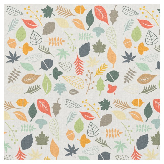 Fabric - Falling Leaves (Close Up)