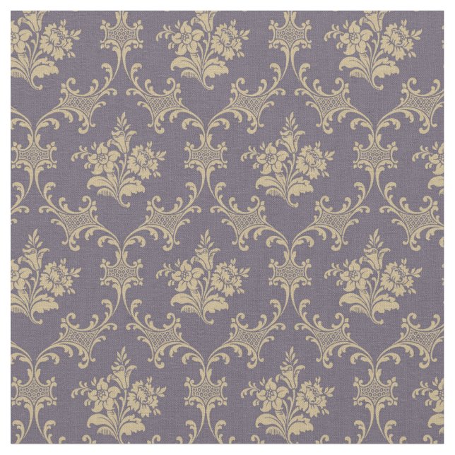 Fabric - Geometric Floral Pattern (Close Up)
