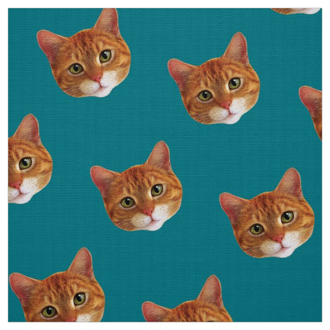 Fabric: Ginger cats Fabric (Swatch)