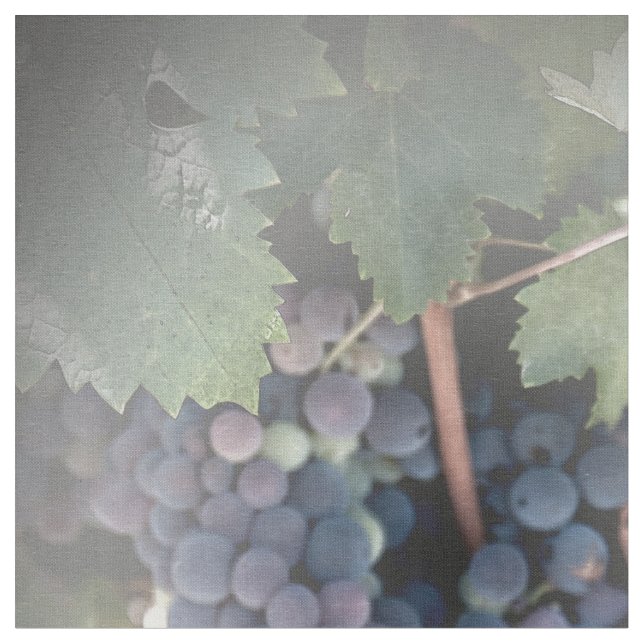 Fabric - Grapes on the Vine (Close Up)