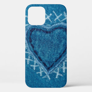 Fabric jeans texture cloth iPhone 12 case
