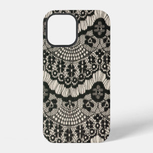 Fabric lace openwork. Fabric lace floral ornament iPhone 12 Case