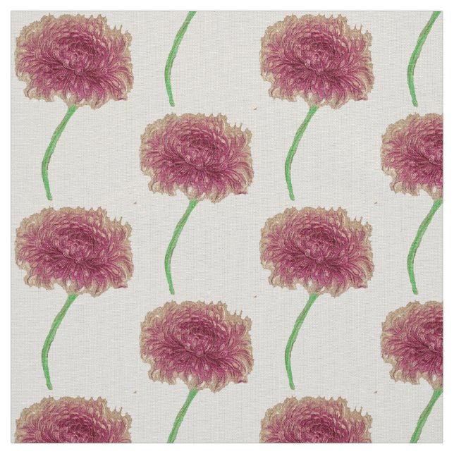 FABRIC MATERIAL CRAFT FLORAL STYLE  (Swatch)