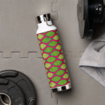 Fabric pattern, ankara design water bottle