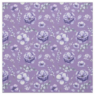 Fabric - Purple Passion Floral