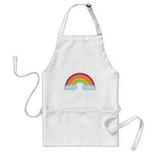 Fabric rainbow standard apron