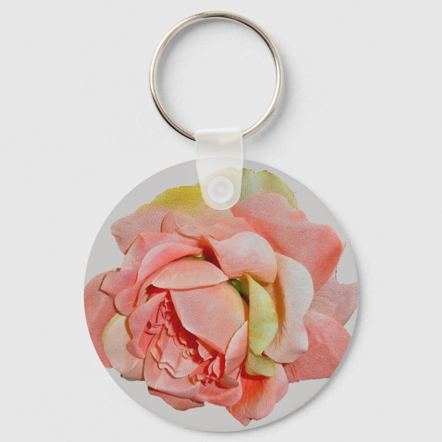 Fabric Roses Coordinating Items Key Ring (Front)