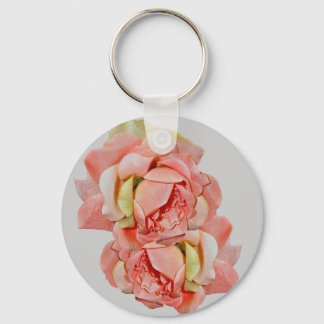 Fabric Roses Coordinating Items Key Ring