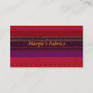Fabric Store Business Card