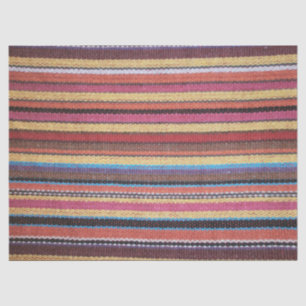 Fabric Stripes Pattern coloured I + your ideas Tissue Paper