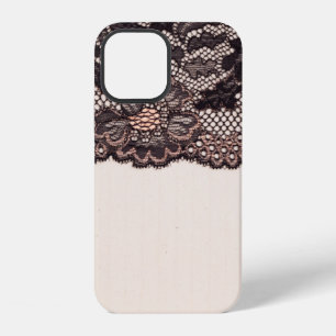 Fabric textile texture and lace for background iPhone 12 case