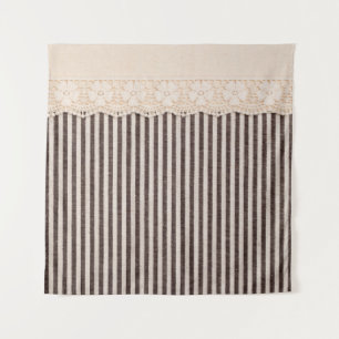 Fabric textile texture and lace for background tapestry