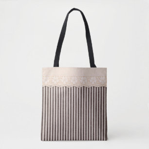 Fabric textile texture and lace for background tote bag