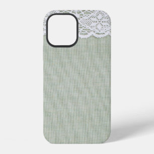 Fabric textile texture and lace iPhone 12 case