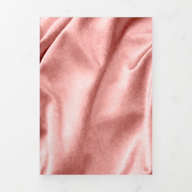 Fabric Texture 1 Tri-Fold Holiday Card (Cover)