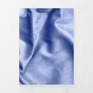 Fabric Texture 2 Tri-Fold Holiday Card