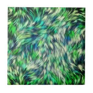 Fabric Texture Green Fur Design-68745 Ceramic Tile