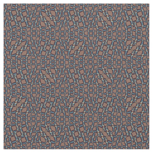 Fabric with a wavy check print (Close Up)