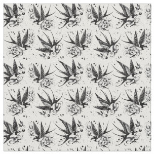 Fabric with fleece and gussets