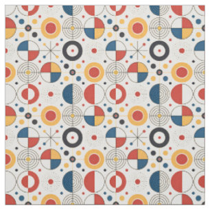 Fabric with geometric design