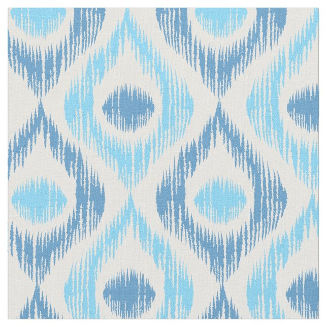 Fabric with ikat pattern (Close Up)