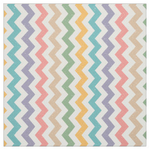 Fabric with vintage zig zag pattern.