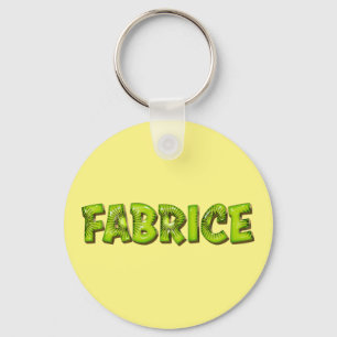 Fabrice Name Kiwi Design Keychain