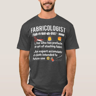Fabricologist Funny Sewing Fabric Lover Premium T-Shirt