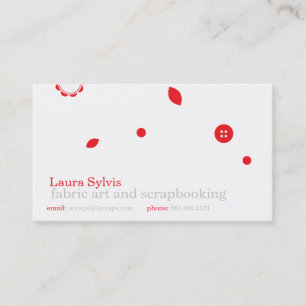 Fabrics and Textiles Business Card