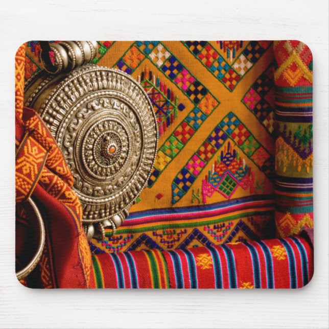 Fabrics, Bhutan Mouse Pad (Front)
